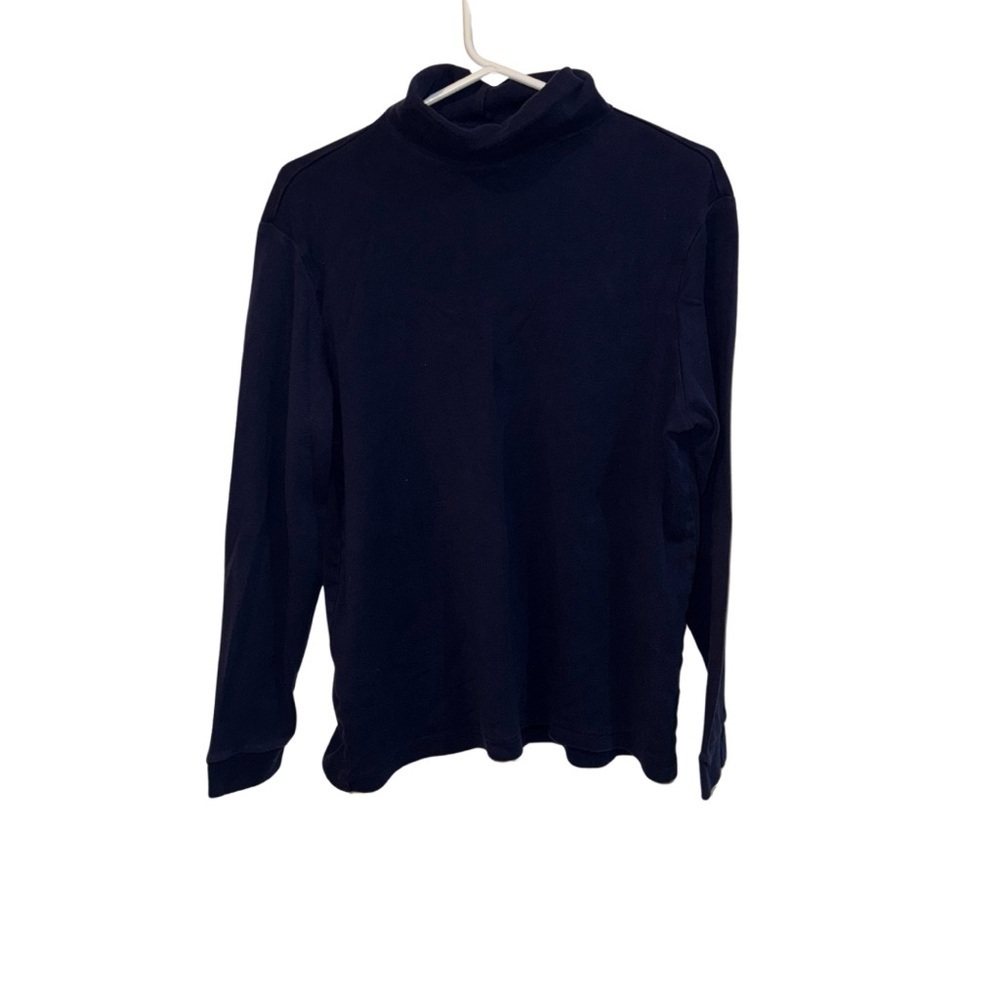 Men's Blue Turtleneck Shirt